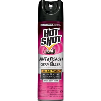 Hot Shot Brand Roach & Ant Spray w/Germ Killer