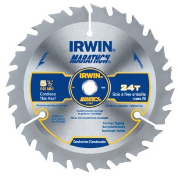 Irwin Marathon Cordless Circular Saw Blade   5-3/8"  18T
