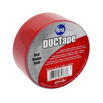 Intertape 89271 Duct Tape,  Red ~ 1.88" x 20 Yds