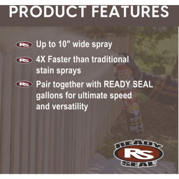 Ready Seal Wood Stain & Sealer Spray, Natural - 24 oz