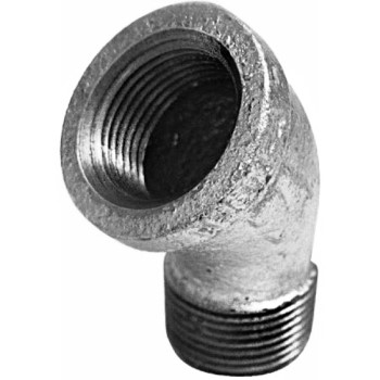 Street Elbow 45 Degree, Galvanized Malleable Iron  ~ 3/8"