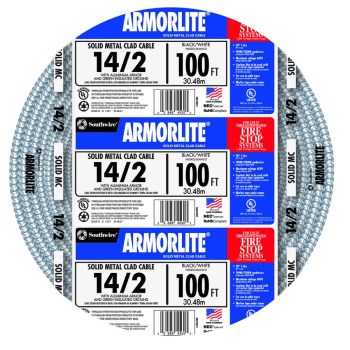 Armorlite Type MC Metal Clad Cable - 100 Ft