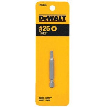 DeWalt DW2665 Power Screwdriver Bit ~ T25 2"  Insert Bit