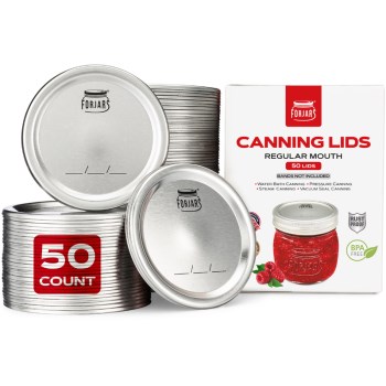 Fjlr50 50pk Reg Canning Lids