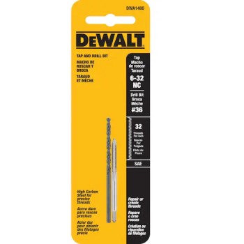 DeWalt Drill and Tap Set - 6-32 NC