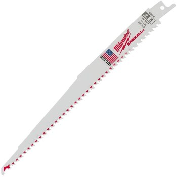 Milwaukee Sawzall Nail Embedded Wood Blade - 9", 5pk