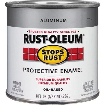 Stops Rust Protective Enamel, Aluminum ~ 1/2 Pint 