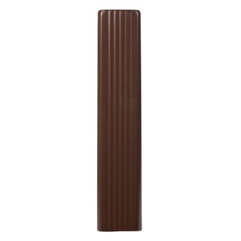 Amerimax Corrugated Downspout Extension, Brown - 2" x 3" x 15 Ft