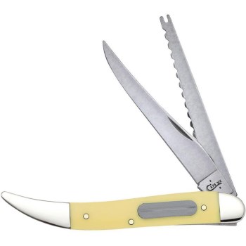 Case Knives 00120 120 Yellow Fishing Knife