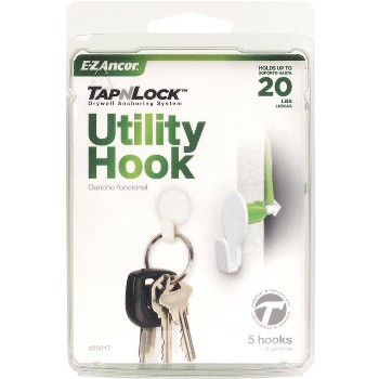 Itw/ramset 25017 Tap-n-lock Utility Hook, 20 Lb ~ Pack Of 5
