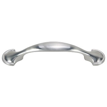 Spoon Cab Pull, Satin Nickel 5 Pack