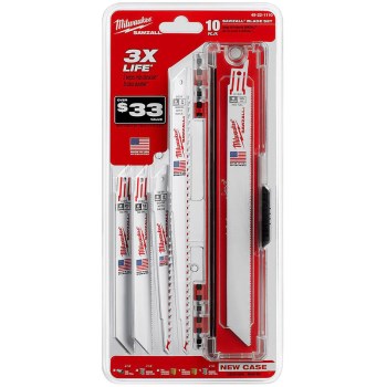 10 Piece Sawzall Blade Set