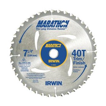 Irwin 14031 Circular Saw Blade ~ 7-1/4" 40T