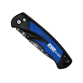 Accusharp Razor Knife, Blue - 3-1/2"