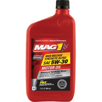 Synthetic Blend High Mileage Oil, SAE 5W-30 ~ Qt