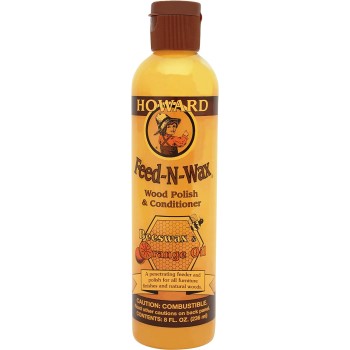 Howard Fw0008 Feed-n-wax Wood Polish And Conditioner ~ 8 Oz