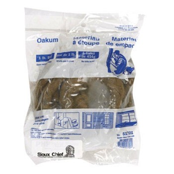 Sioux Chief 963-15PK2 Brown Oakum ~  1 lb Bag