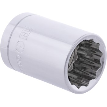 Socket, 12-Point - 1/2" Drive, 18mm