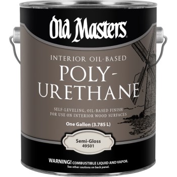 Oil-Based  Interior Polyurethane, Semi-Gloss  ~ Gallon