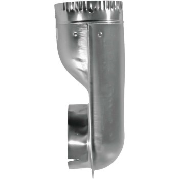 Dryer Offset Elbow, Aluminum - 4"
