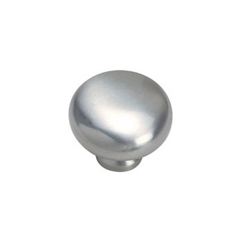 Smooth Cabinet Knob, 1.25" ~ Satin Nickel Finish