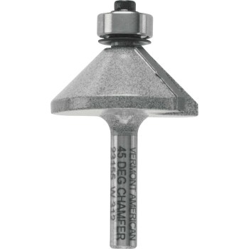 Chamfer Router Bit - 45 degree angle