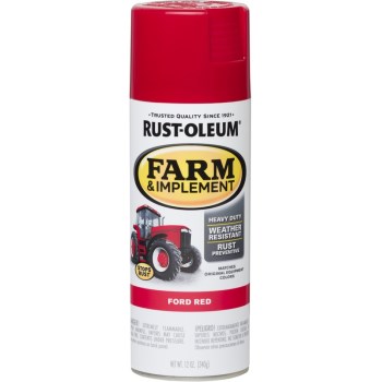 Farm & Equipment Spray Paint, Ford Red ~ 12 oz