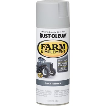 Farm & Implement Spray Primer, Gray ~ 12 oz