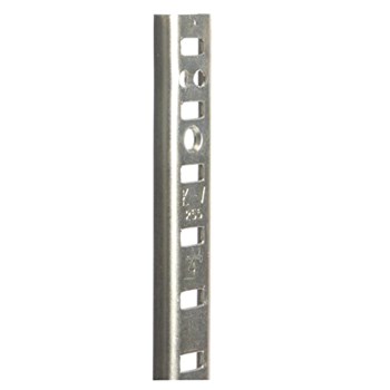 Knape &amp; Vogt PK255 ZC 48 Shelf Standard, Zinc ~ 48"