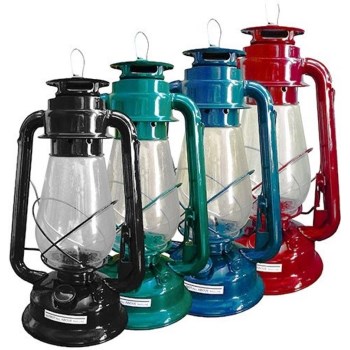 21st Century L2250CS Glow-Bright Hurricane Lantern, Random Colors ~ 12" 