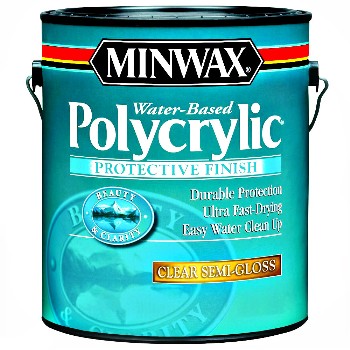 Polycrylic Protective Finish, Semi-Gloss ~ Gallon 