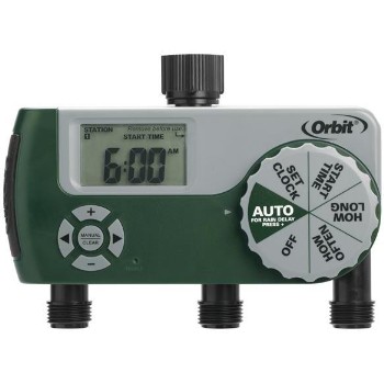 Hose Tap Timer, Digital ~ 3 Outlet