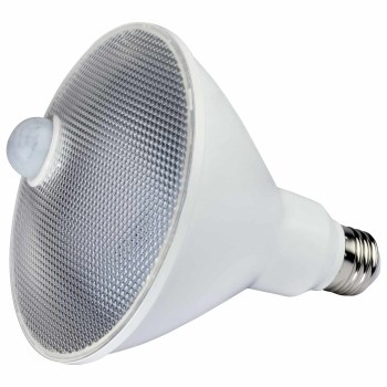 Satco PAR38 LED Motion Sensor Bulb, 3000K Soft White - 14W