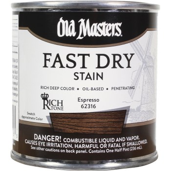 Fast Dry Stain, Espresso ~ 1/2 pint