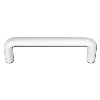 Wire Cabinet Pull, White