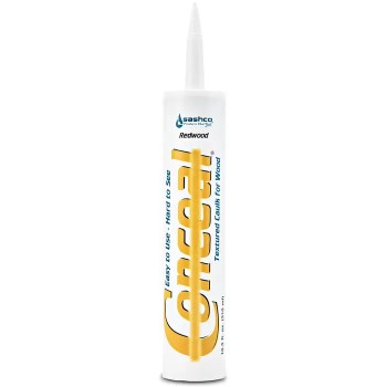 Textured Caulk for Wood, Redwood - 10.5 oz