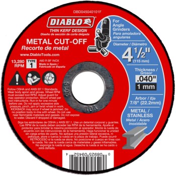 4.5 Metal Cutting Disc