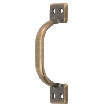 Bar Type Sash Lift, Antique Brass - 4"