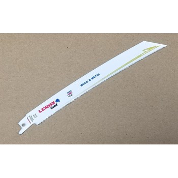 Lenox Gold 8" x 10 TPI Recip Saw Blade - Metal/Wood, 5-Pack
