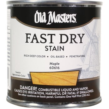 Fast Dry Stain, Maple ~ 1/2 pint