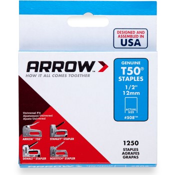 Staples, T50 Arrow Staple ~ 1/2"