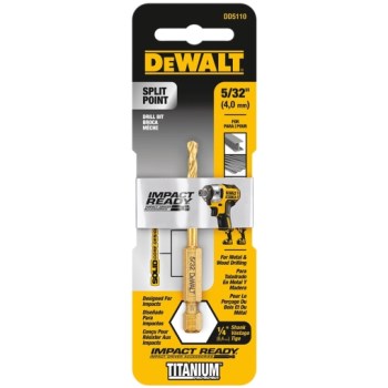 DeWalt Impact Ready Titanium Drill Bit - 5/32"