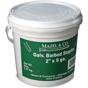 Galvanized Barbed Fence Staples ~ 2"