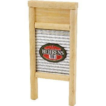 Behrens Mfg  BWBG7 Traditional Style Washboard, Galvanized ~ Small