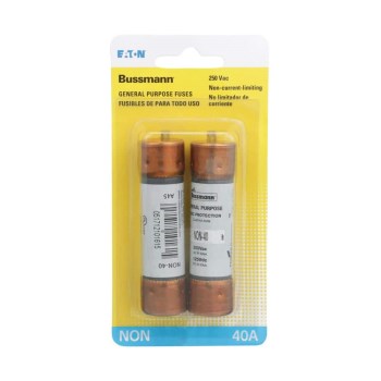 Cartridge Fuse, One-Time Use, Carded - 40 Amp