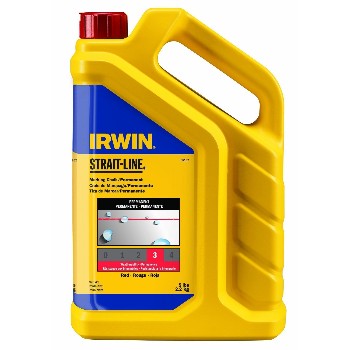 Irwin 65102 Marking Chalk, Permanent Red Stain ~ 5 Lb.