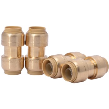 Reliance Worldwide (Cash Acme) U008LFA4 1/2in. 4pk Coupling