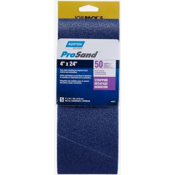 ProSand Blue Fire Portable Sanding Belts, 50 Grit ~ 4" x 24"