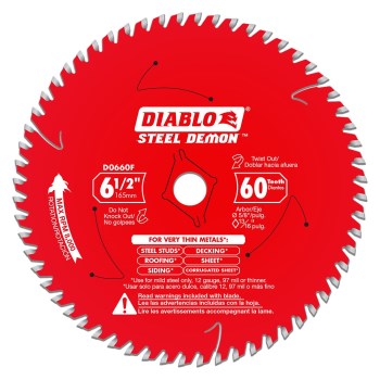 Saw Blade  6-1/2" 60T 