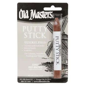 Old Masters Putty Stick, Red Brown - 1/2 oz